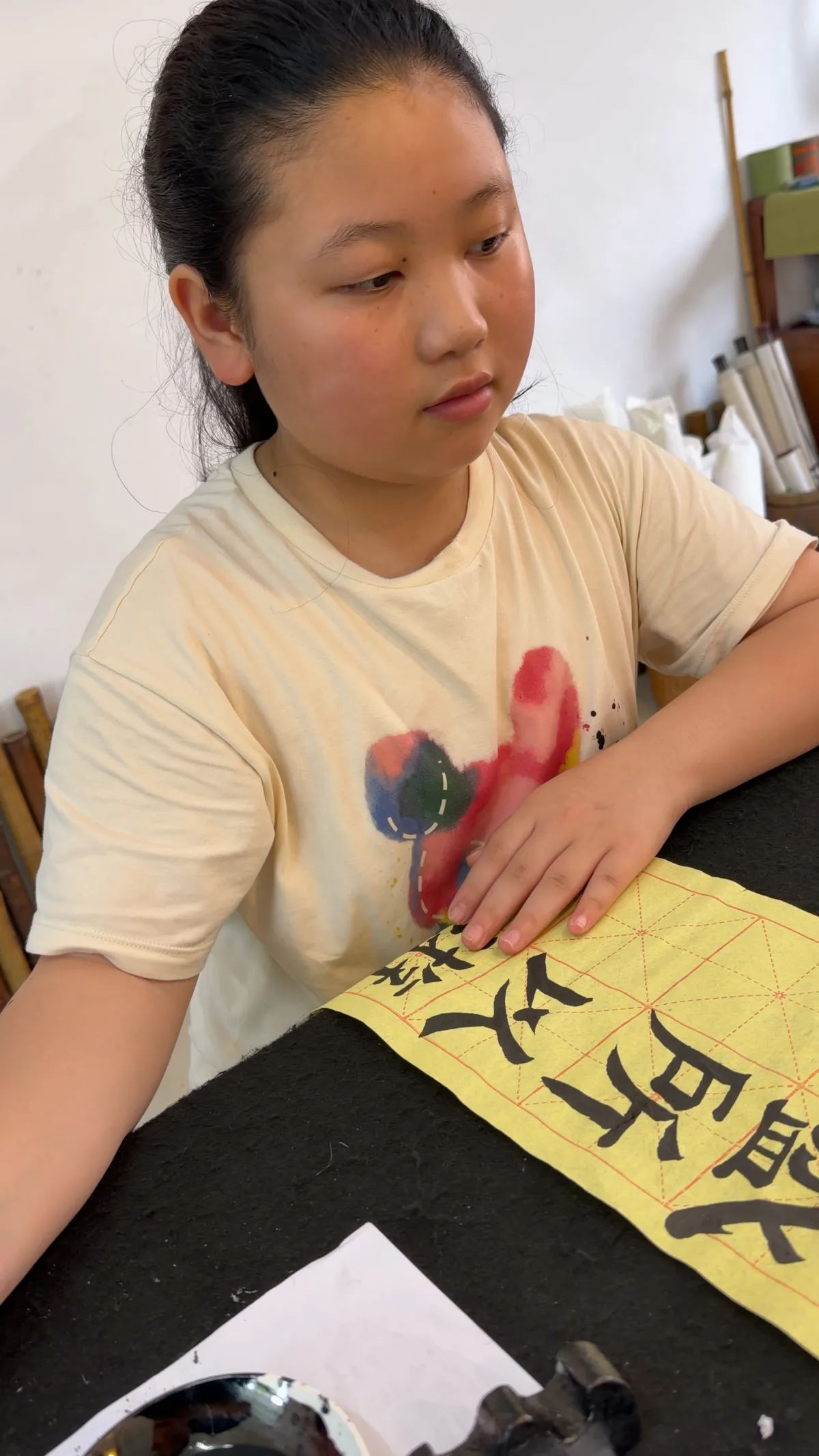 20260524啊鑫学毛笔